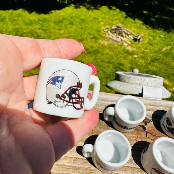 NFL Team Logo Thimble Mini Mug Set (16 teams) vintage - Picture 10 of 14